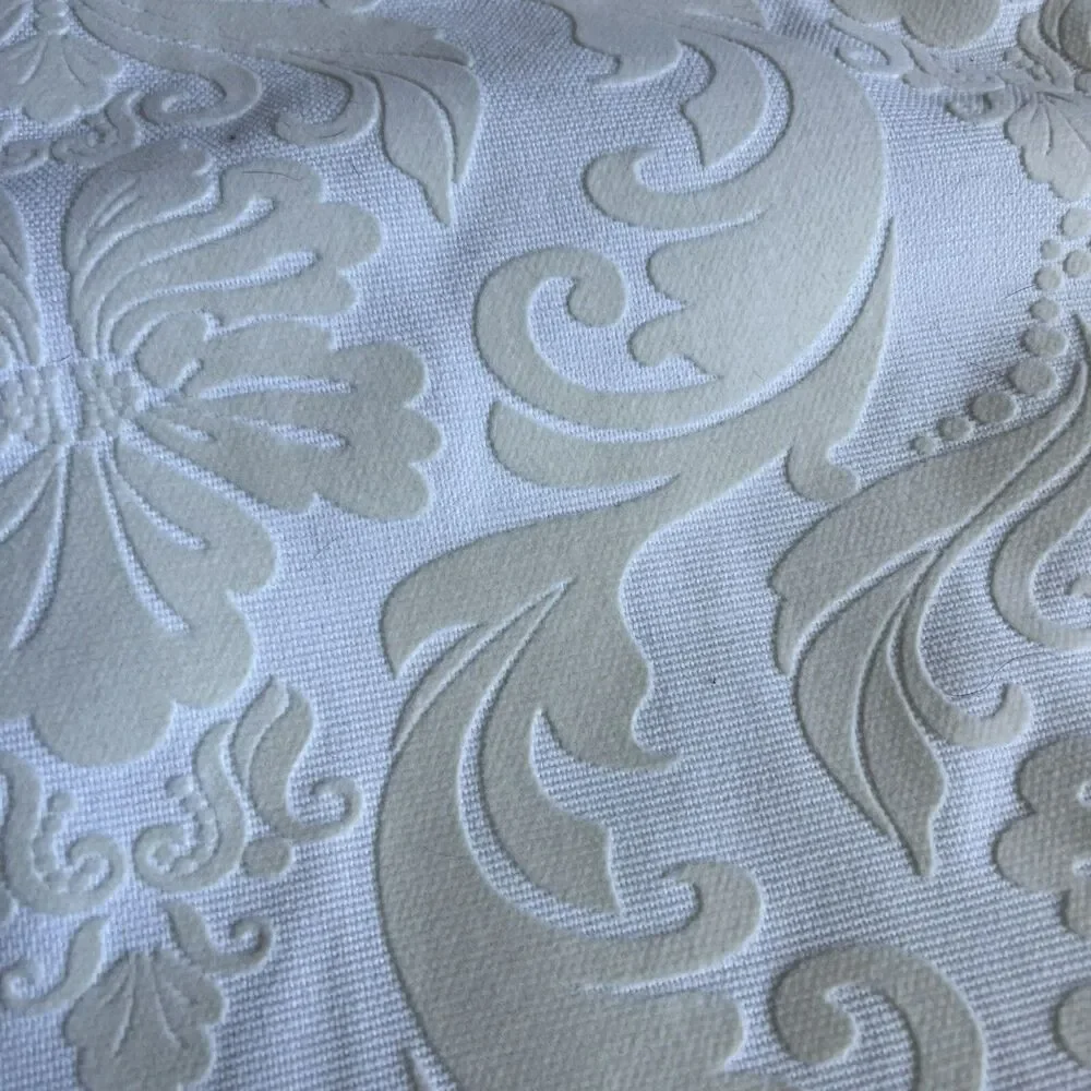 Photography Backdrop Drop it Modern White on White Damask 4'6